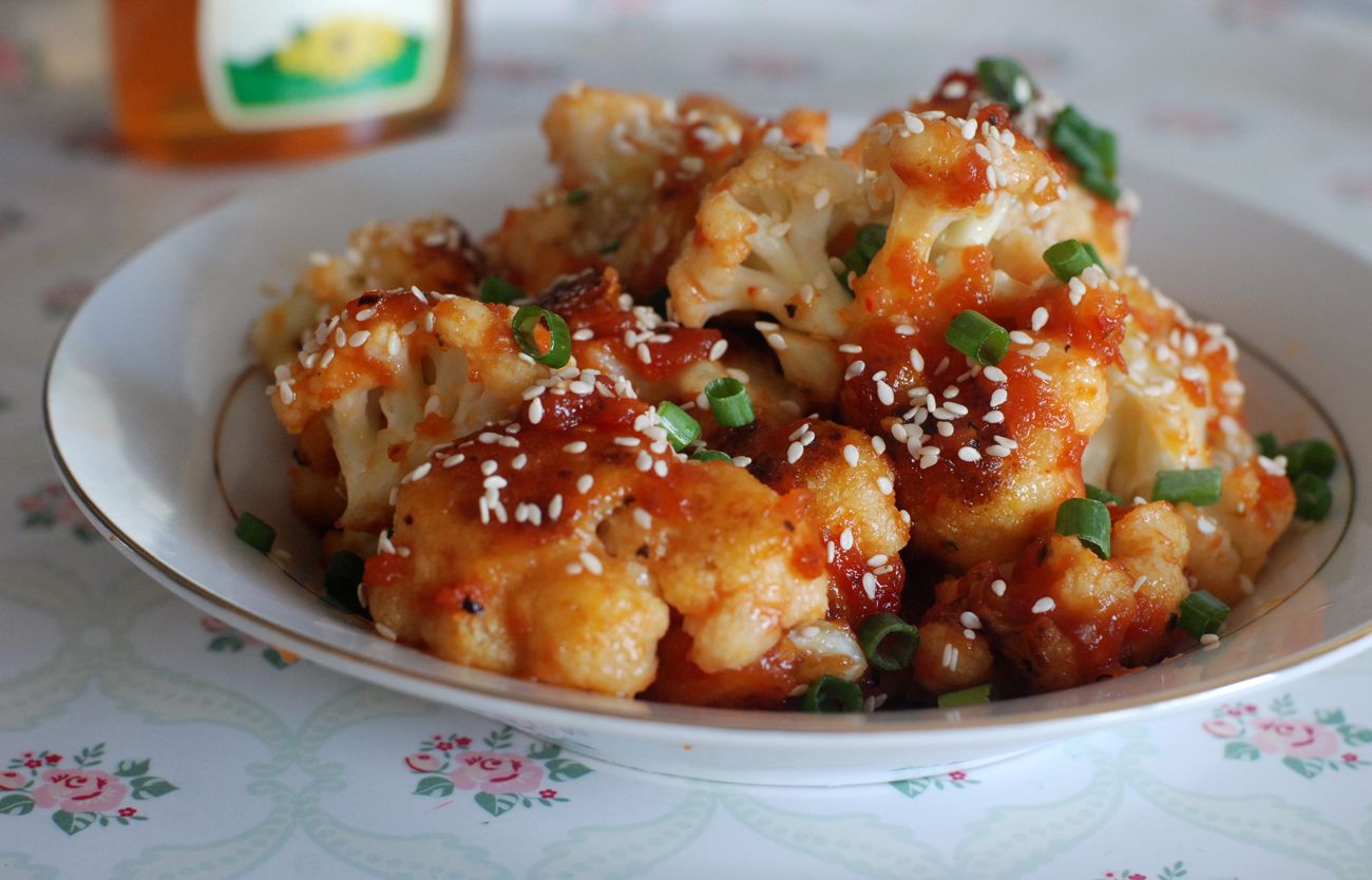 Honey Chilli Cauliflower Half